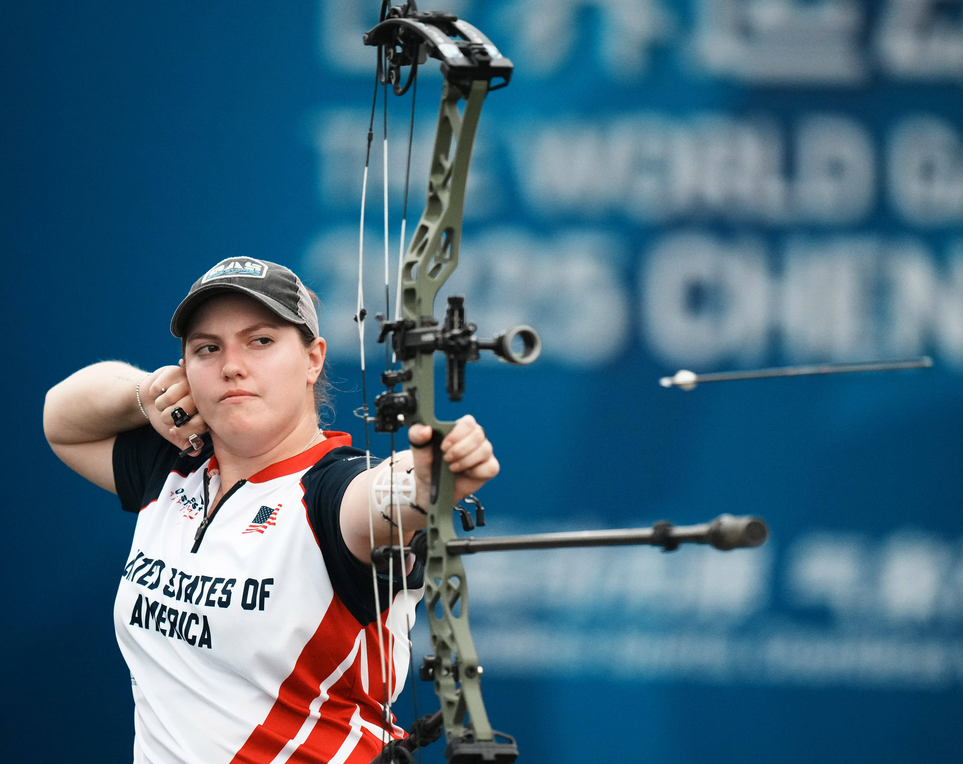 射箭选手神准技艺,夺得金牌 射箭选手神准技艺,夺得金牌