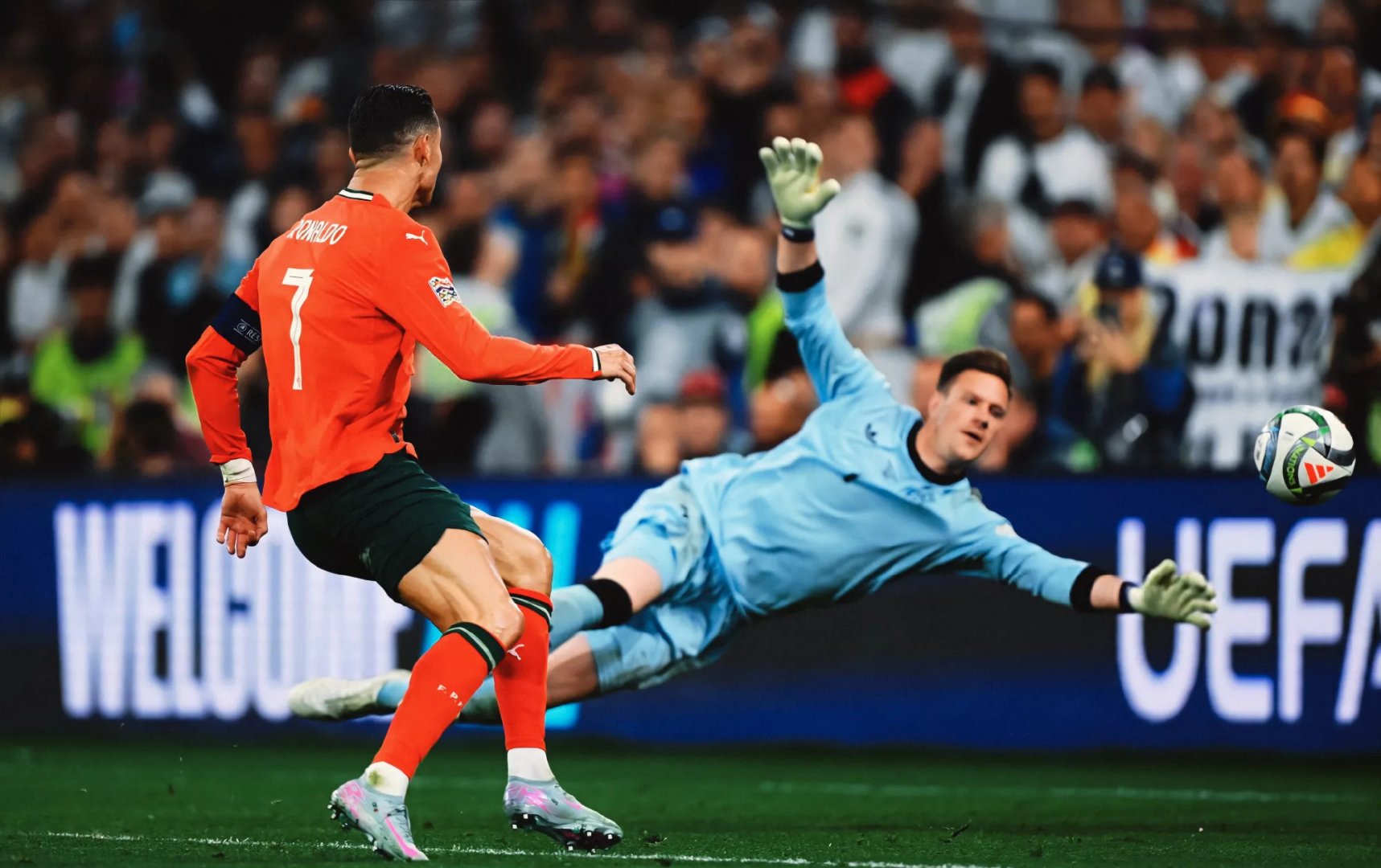 葡萄牙队在比赛中表现出色，赢得了比赛